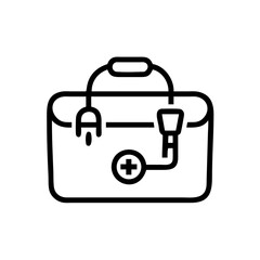 Icon of a doctorchest / first aid kit