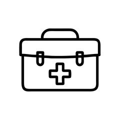 Icon of a doctorchest / first aid kit