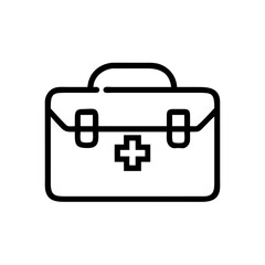 Icon of a doctorchest / first aid kit