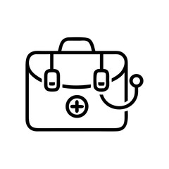 Icon of a doctorchest / first aid kit