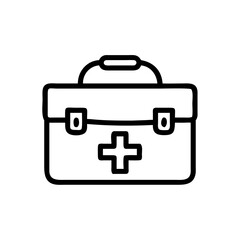 Icon of a doctorchest / first aid kit