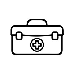 Icon of a doctorchest / first aid kit