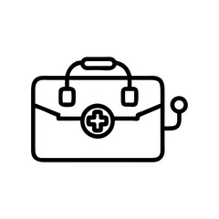 Icon of a doctorchest / first aid kit