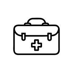 Icon of a doctorchest / first aid kit