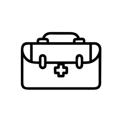 Icon of a doctorchest / first aid kit