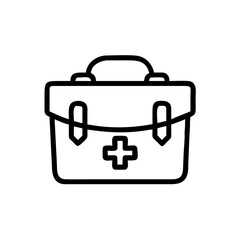 Icon of a doctorchest / first aid kit