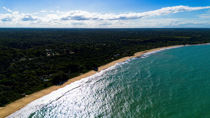 Southern beaches in Bahia, Brazil