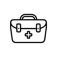Icon of a doctorchest / first aid kit