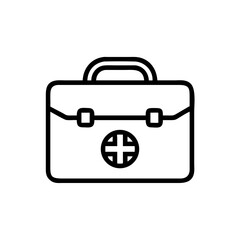 Icon of a doctorchest / first aid kit