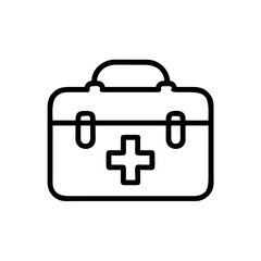 Icon of a doctorchest / first aid kit