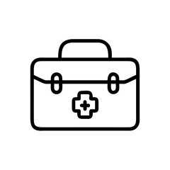 Icon of a doctorchest / first aid kit