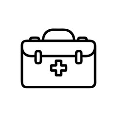 Icon of a doctorchest / first aid kit