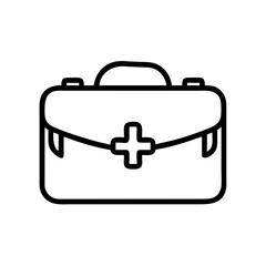 Icon of a doctorchest / first aid kit