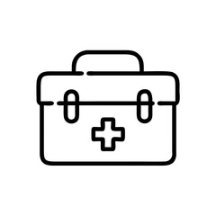 Icon of a doctorchest / first aid kit