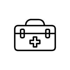 Icon of a doctorchest / first aid kit