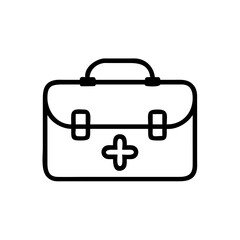 Icon of a doctorchest / first aid kit