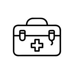 Icon of a doctorchest / first aid kit