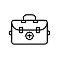 Icon of a doctorchest / first aid kit