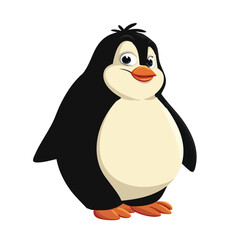 Obraz premium Vector illustration of a penguin