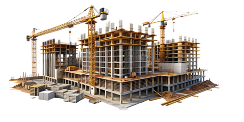 PNG Construction architecture building development. isolated on white background,PNG