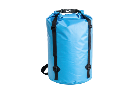 Waterproof travel bag for outdoor adventures and camping gear storage, perfect for summer activities