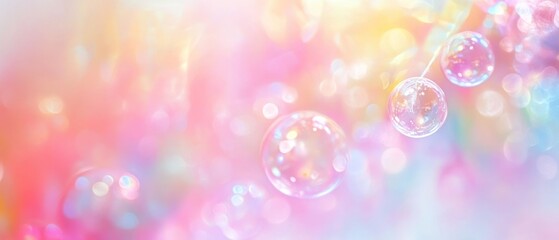 Enchanted Bubble Wonderland: A Dreamy Pastel Escape