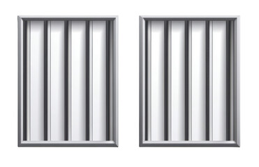 prison bars, vector illustration on a white background, png
