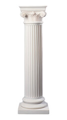 Fototapeta premium PNG Greek Ionic column architecture colonnade baluster.