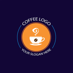 coffee shop and coffee beans store logo