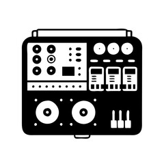 control panel icon, control panel silhouette vector illustration-simple silhouette illustration of control panel, perfect for control panel logos and icons