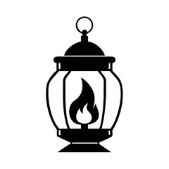 lantern icon, lantern silhouette vector illustration-simple silhouette illustration of lantern, perfect for lantern logos and icons