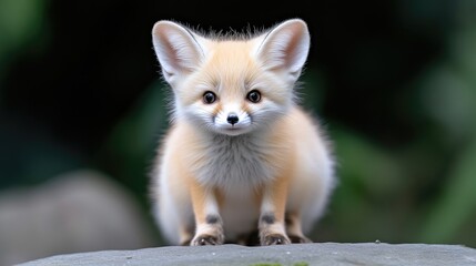 Obraz premium Adorable Baby Fox
