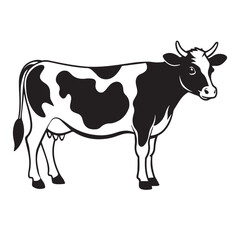 cow icon in vector art