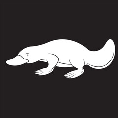Obraz premium platypus in vector art