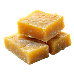 Golden Yellow Honeycomb Candy Cubes Delicious Treat
