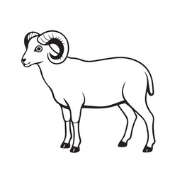 sheep in vector art animals outline art