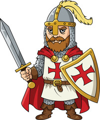 Cartoon Knight Templar