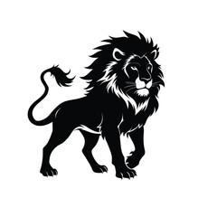 Lion icon in Vector Art