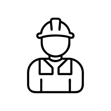 &Iacute;cone de trabalhador da constru&ccedil;&atilde;o civil com capacete em vetor PNG ou SVG