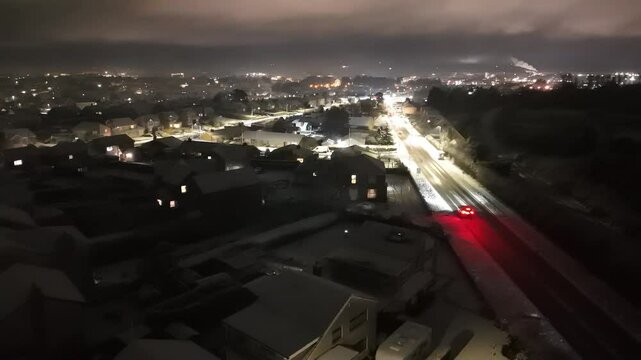 Snowy Cullybackey Road Ballymena uk 2025