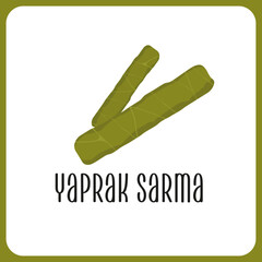 traditional turkish cuisine, stuffed vine leaves dish