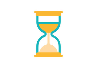 Sandglass icon, Sandglass Vector Design