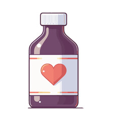 syrup medicine illustration design