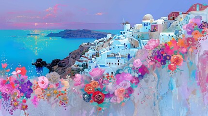 A Greece landscape