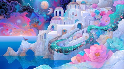 A Greece landscape