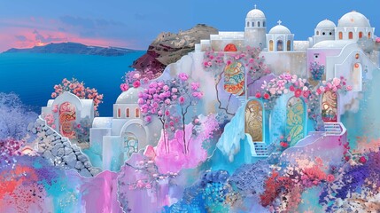 A Greece landscape