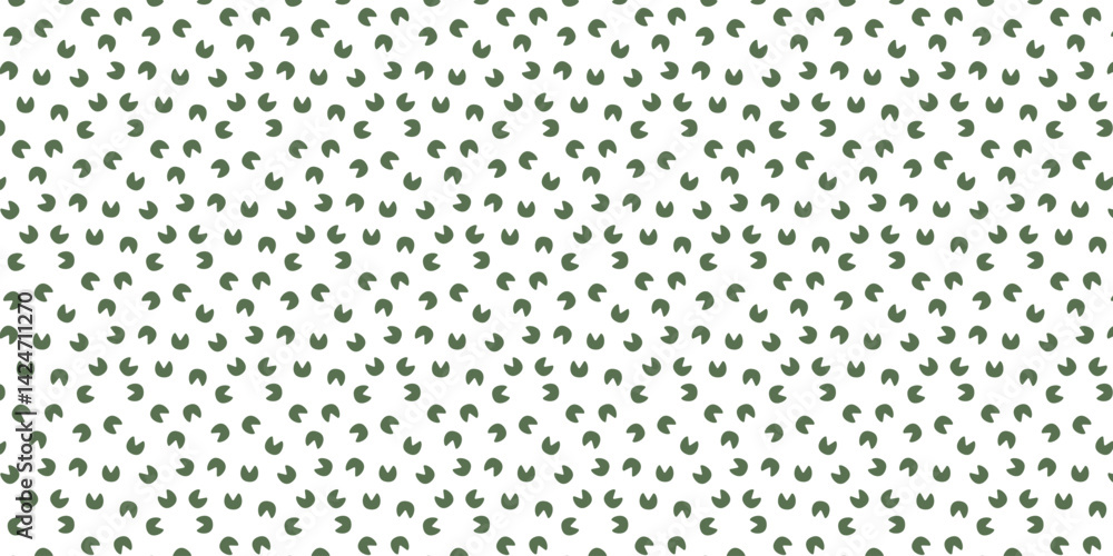 Poster simple scatter seamless pattern with donkey footprints in single color for textile, wrapping, fabric