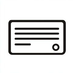 The image features a minimalist credit card on a white background with additional space for text