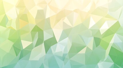 Fototapeta premium Abstract Green Low Poly Background.