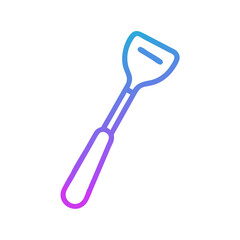 Bottle Opener Colorful Gradient Icon on Black Background